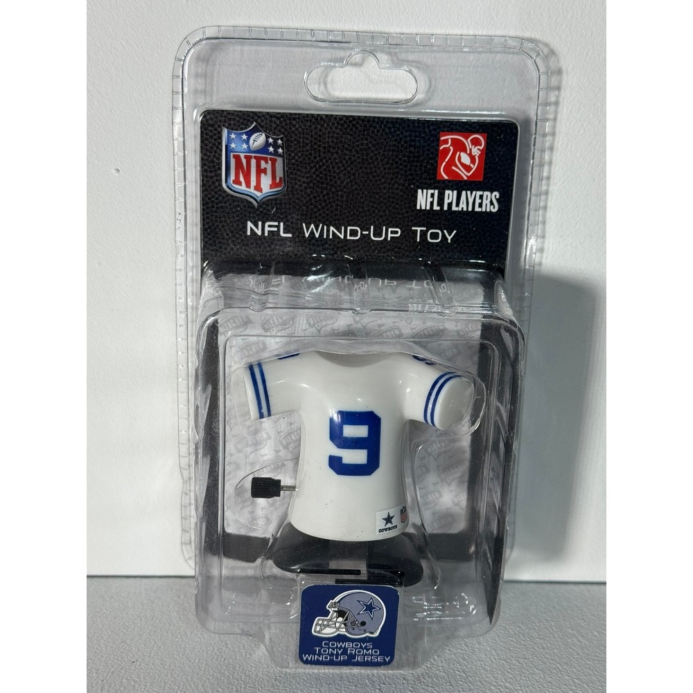 NFL Tony Romo Dallas Cowboys Wind-Up Jersey Toy Bleacher Creatures New Sealed